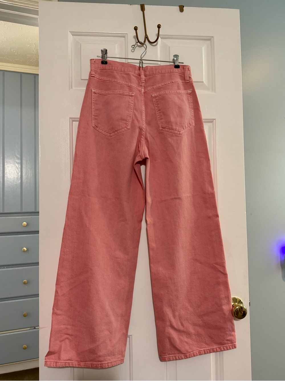 GAP Women’s Wide Leg High-Rise Jeans in Dusty Rose 27 - Picture 3 of 3